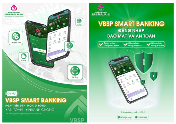 Miễn phí chuyển tiền qua Mobile Banking của Ngân hàng Chính sách xã hội